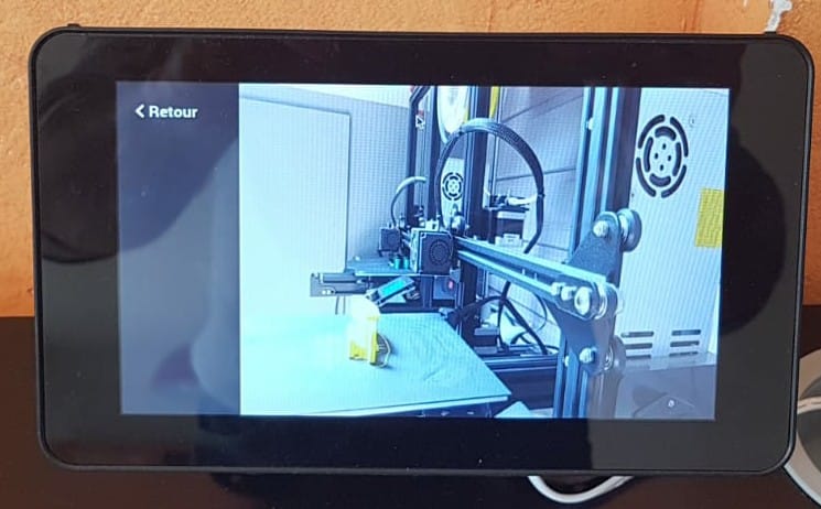 Supervision vidéo des impressions 3D