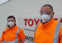 Des visières chez Toyota