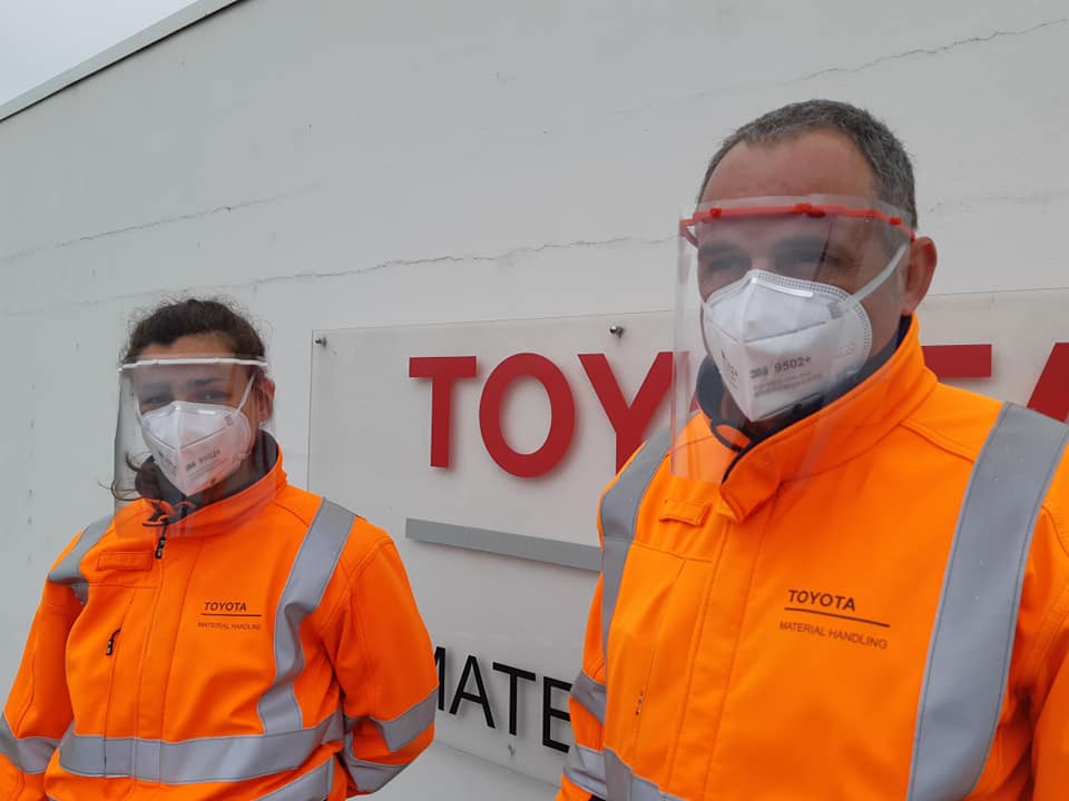 Des visières chez Toyota